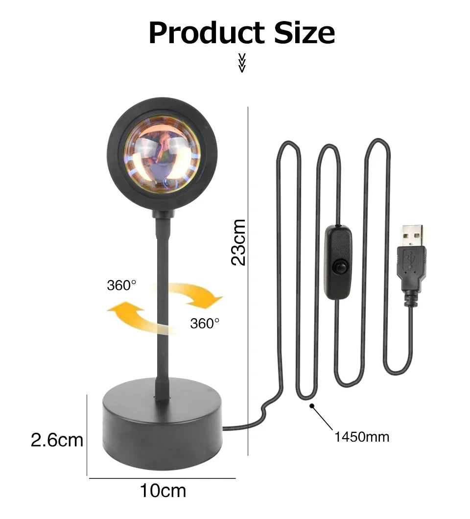 Sunset USB Lamp