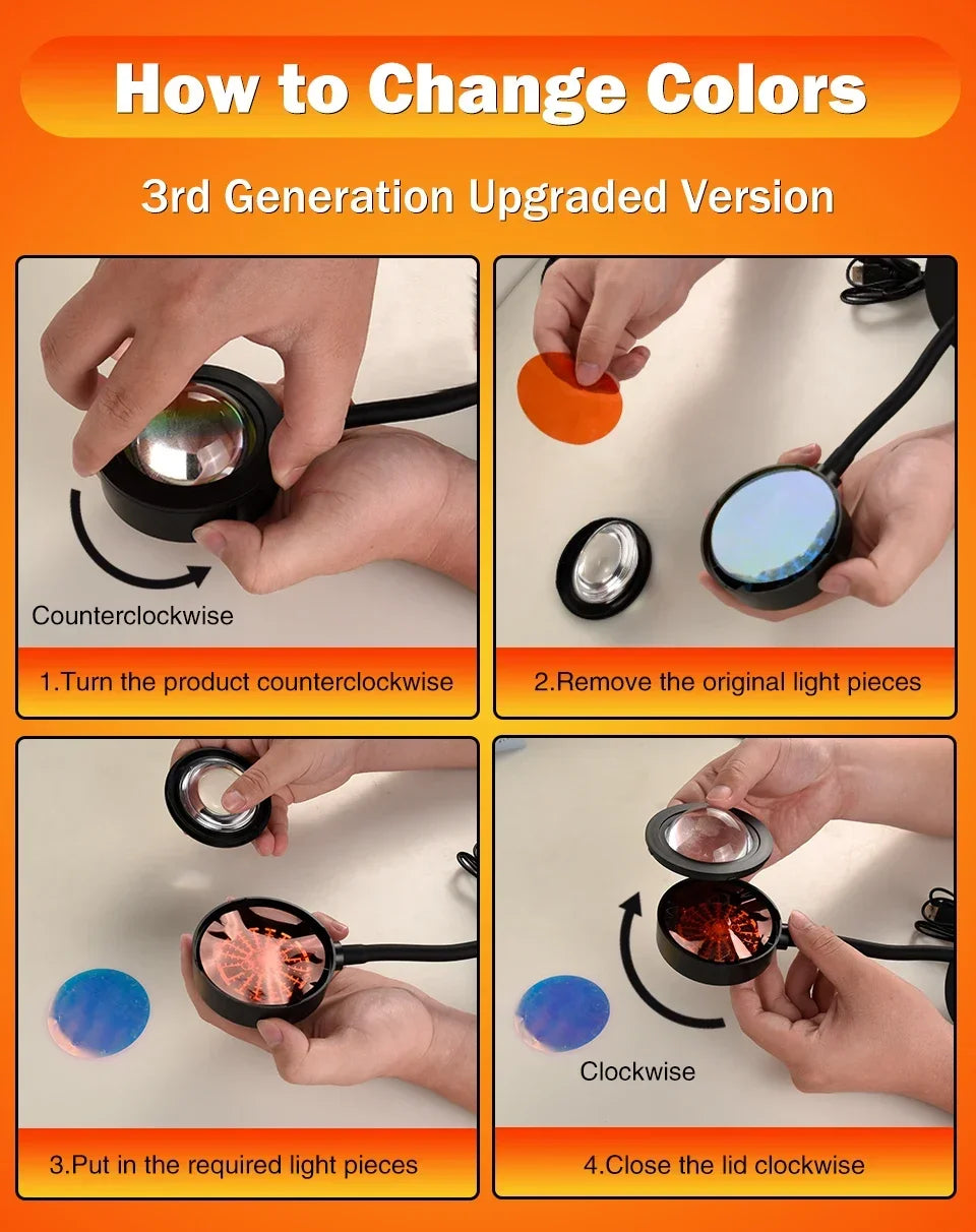 Sunset USB Lamp