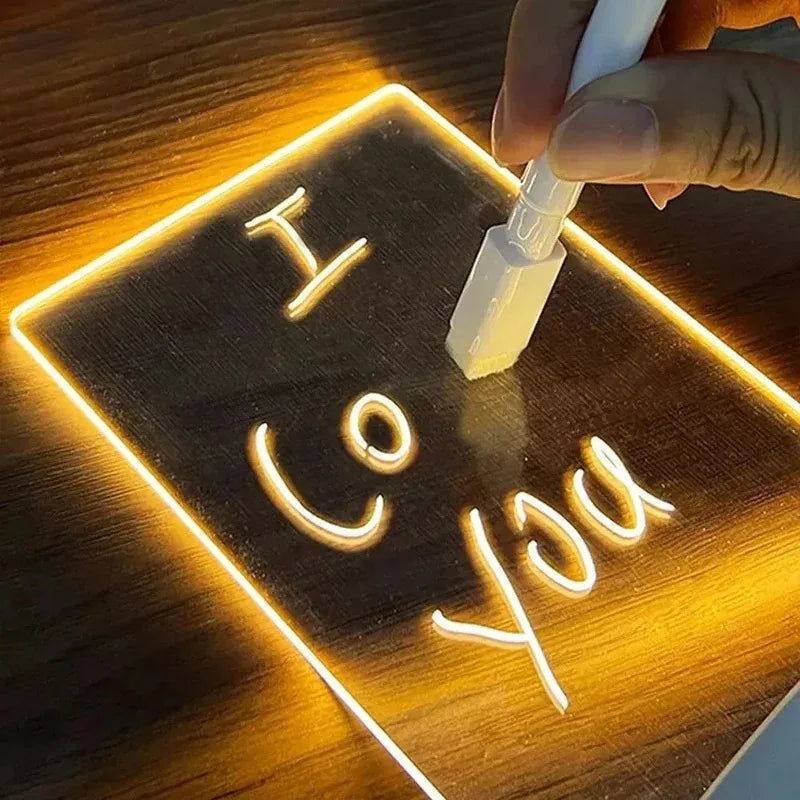 Erasable LED Notepad Board