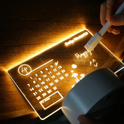 Erasable LED Notepad Board