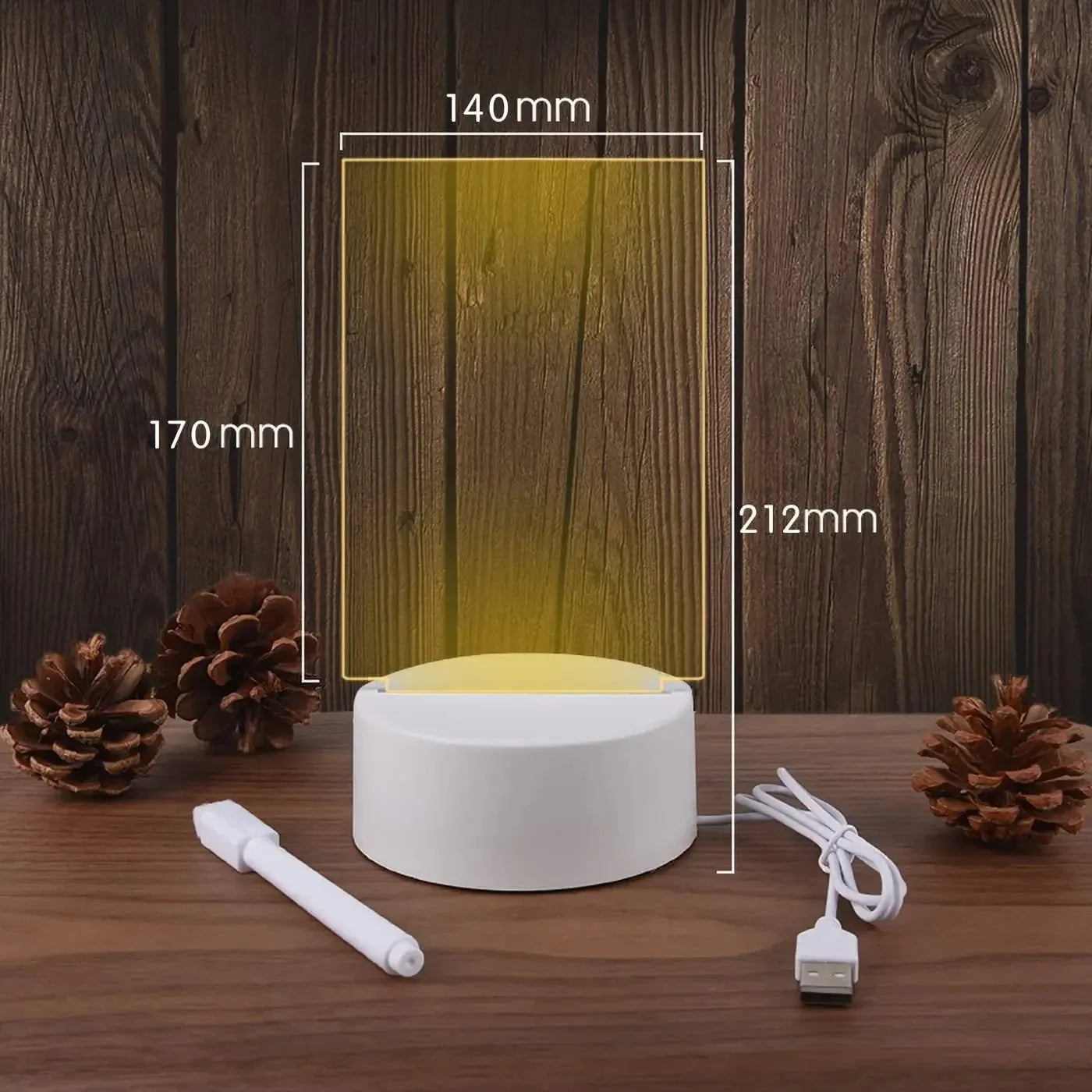 Erasable LED Notepad Board