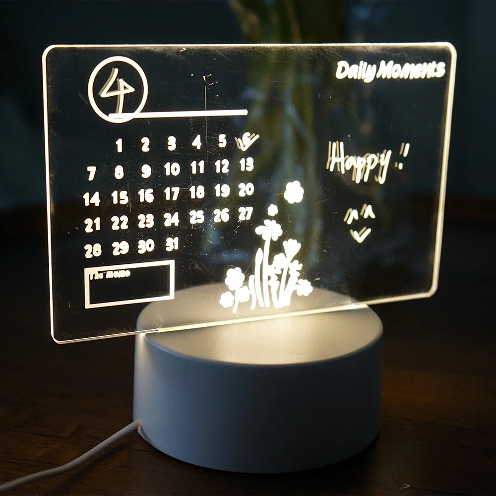 Erasable LED Notepad Board