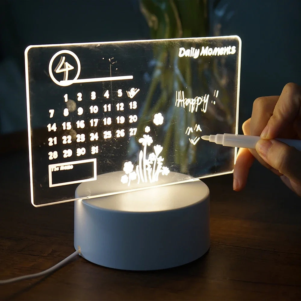 Erasable LED Notepad Board